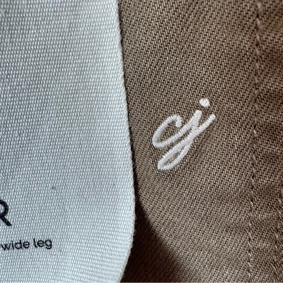 Carly Jean Los Angeles Classic High-Rise Wide Leg Pants 3X‎ - Khaki Green - NWT - Picture 10 of 13